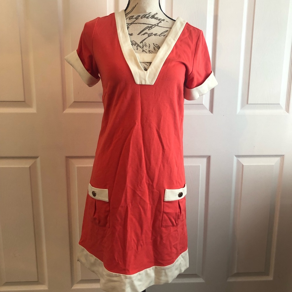 Lily Pulitzer Coral Stretch Shift Dress